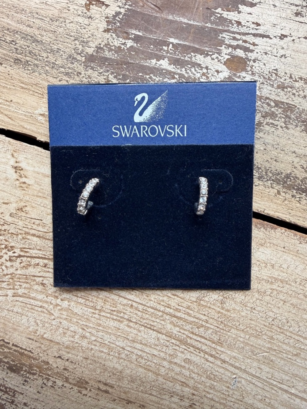 Swarovski Crystal Small Hoop Earrings